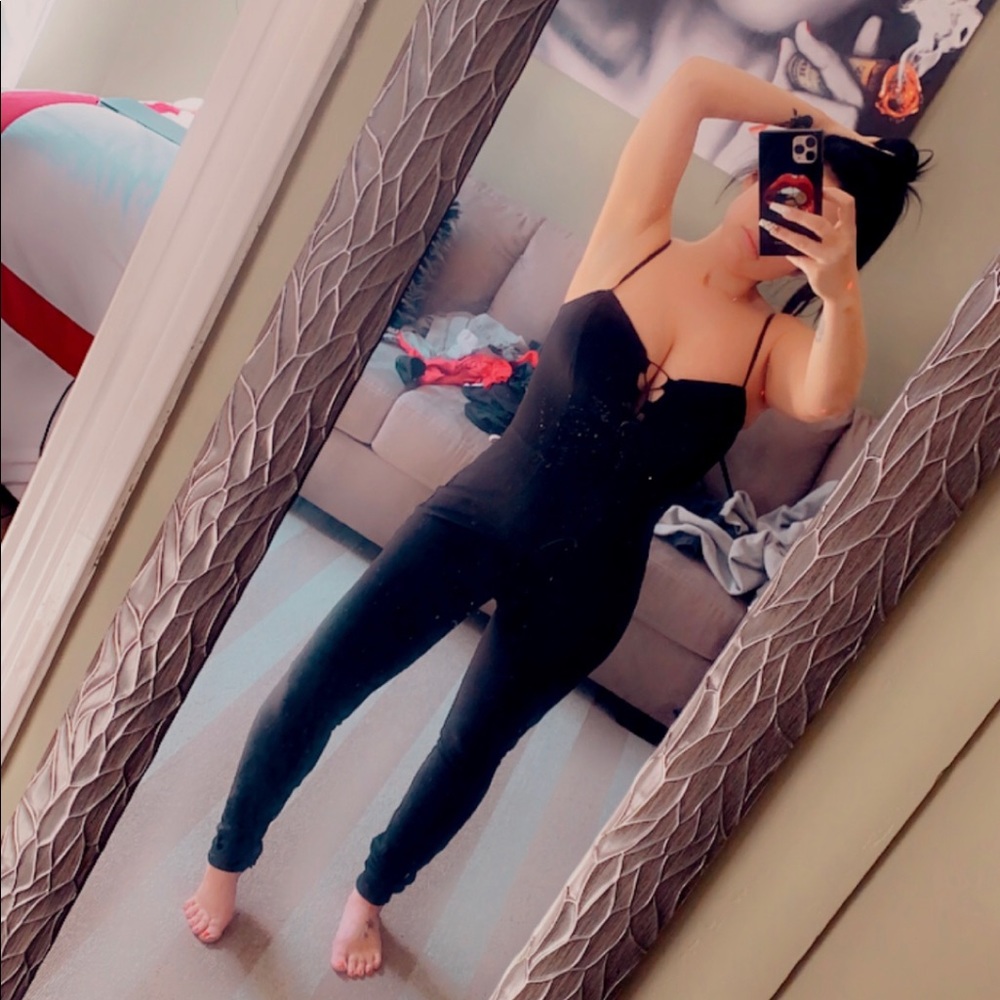 Black jumpsuit